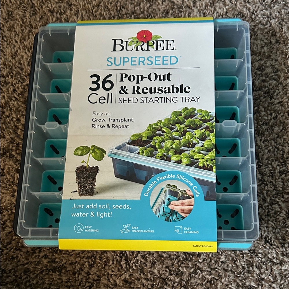 Burpee SuperSeed 36 Cell Seed Starting Tray